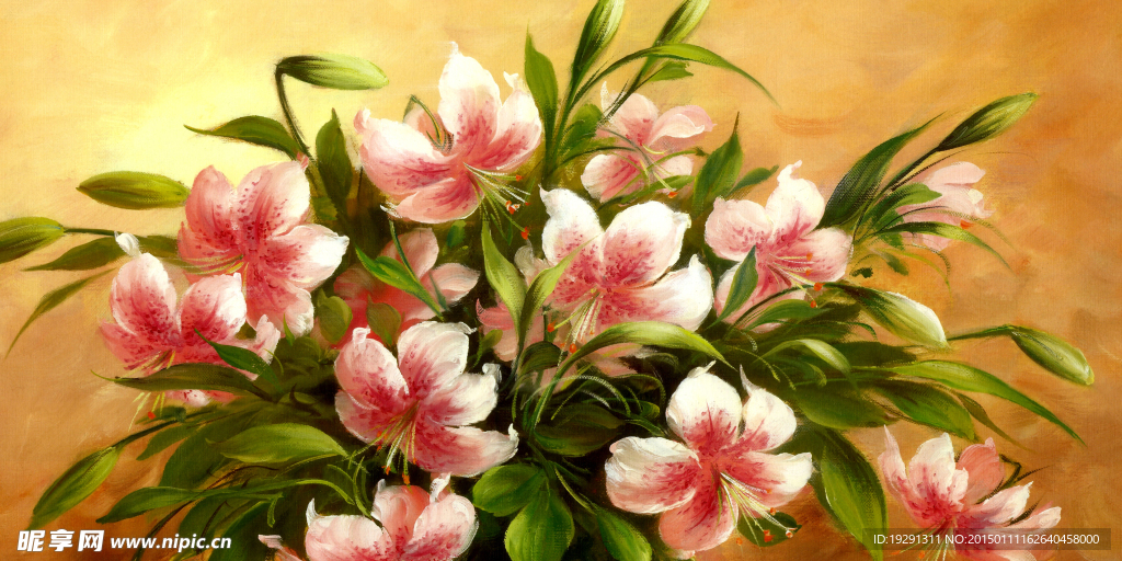花卉油画