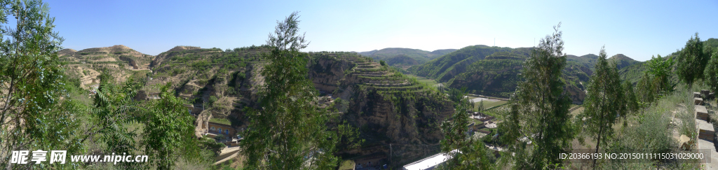 陕北地貌全景