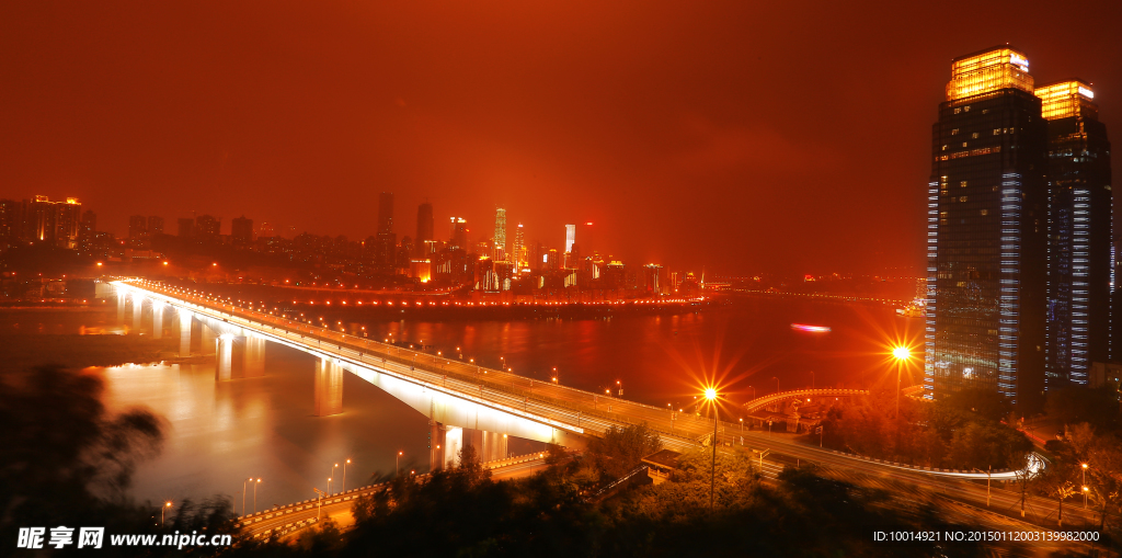 重庆夜景 美丽重庆