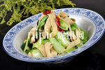 豆腐皮炒小棠菜