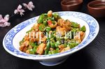 线椒炒鸡丁