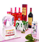 酒水组合图