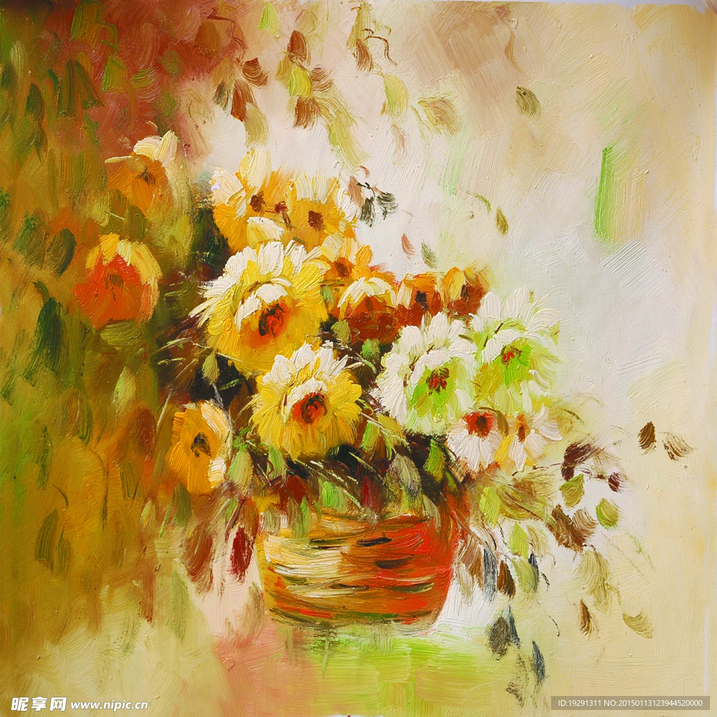花卉油画