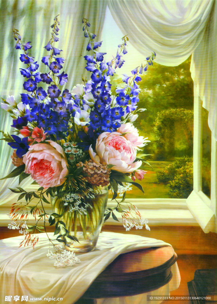 花卉油画