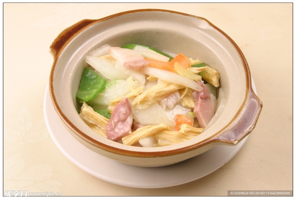 咸肉冬瓜腐竹煲