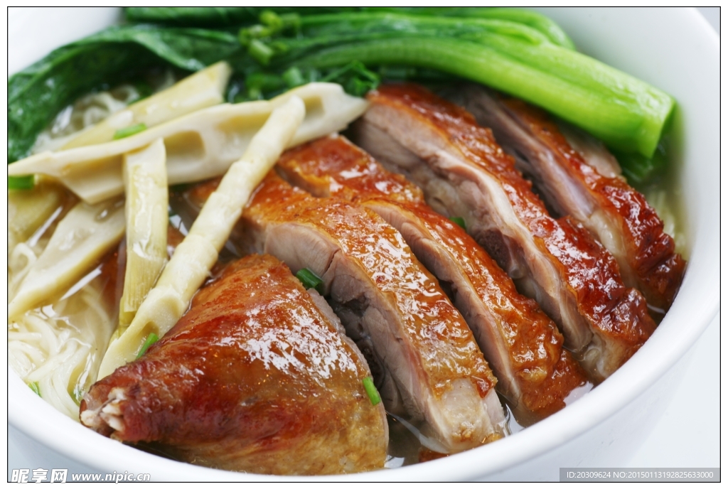 烧鸭腿汤面