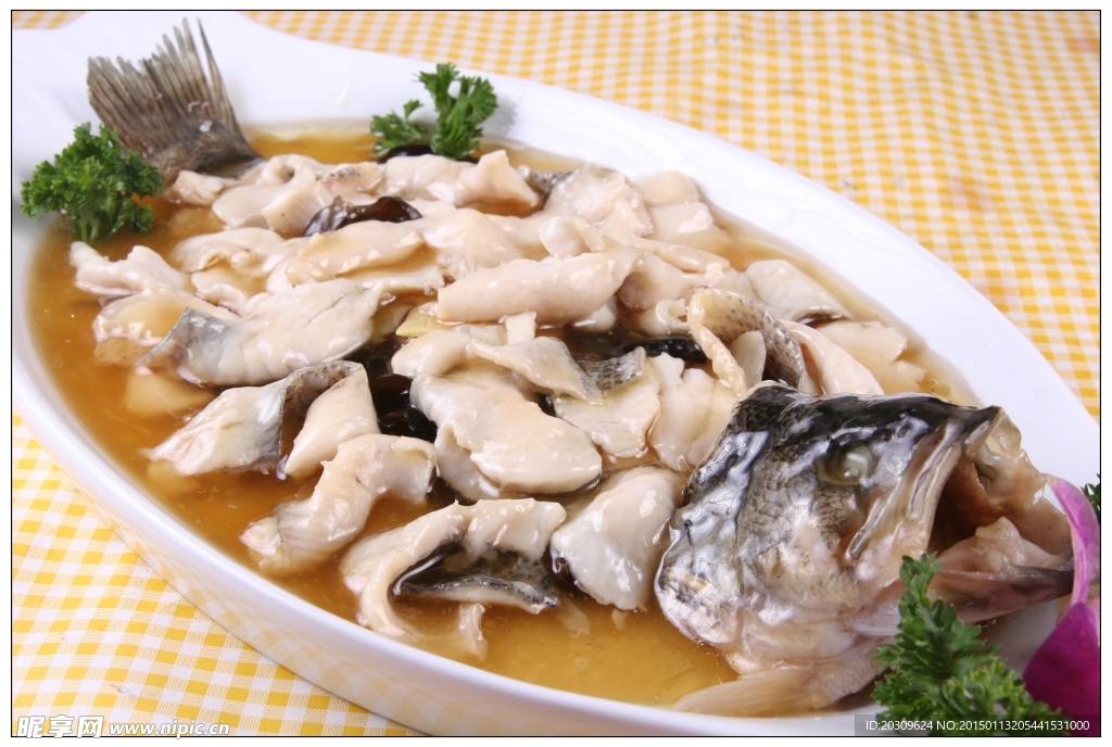 糟溜全鲈鱼