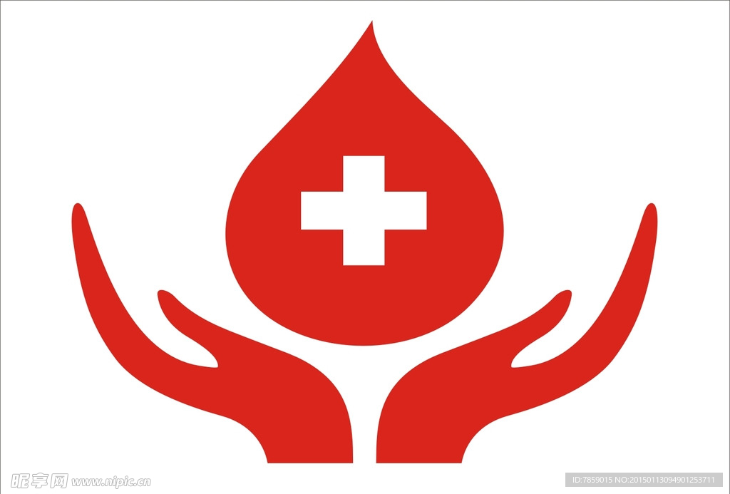标识 双手 红十字 献血
