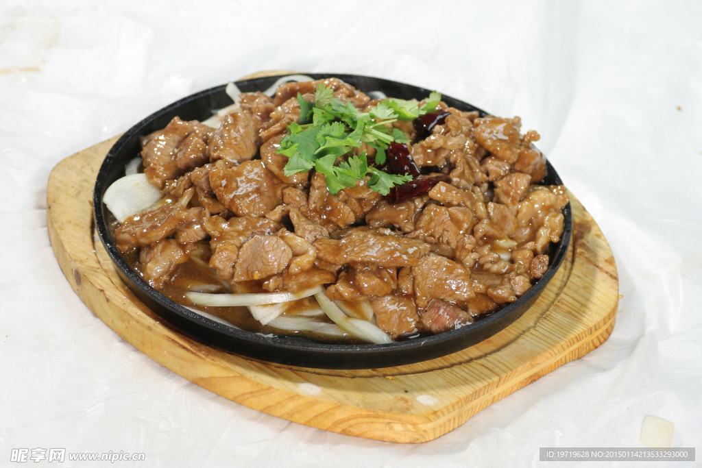 铁板羊肉