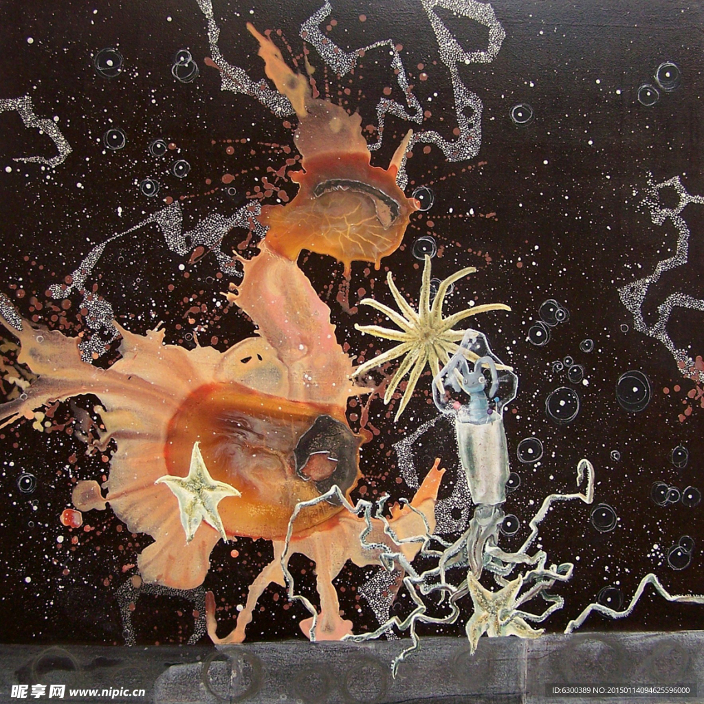 抽象油画