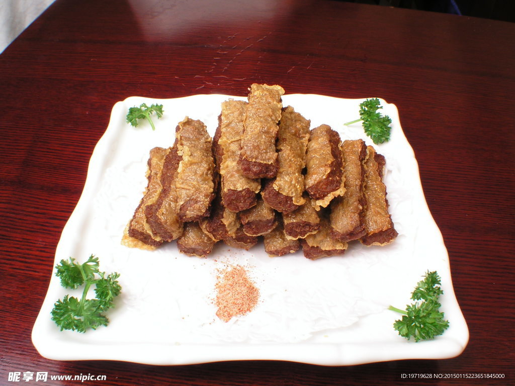 炸松肉