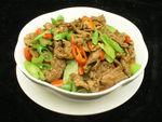 小炒黄牛肉
