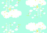 儿童服饰卡通印花布料循环图