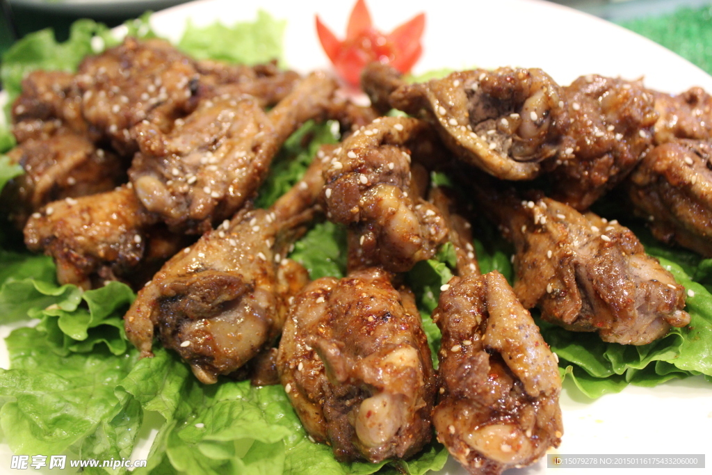麻辣鸡腿 烤鸡腿