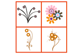鲜花矢量图