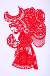 人物剪纸秦香莲