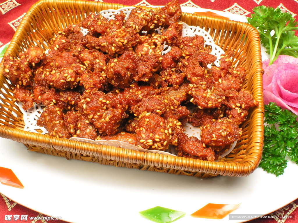 芝麻羊肉