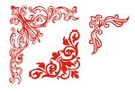 角花边
