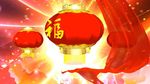 中国美红绸灯笼高清背景视频