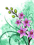 花纹背景素材