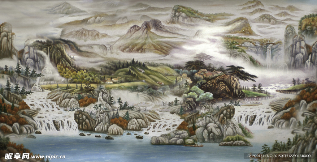 群山国画