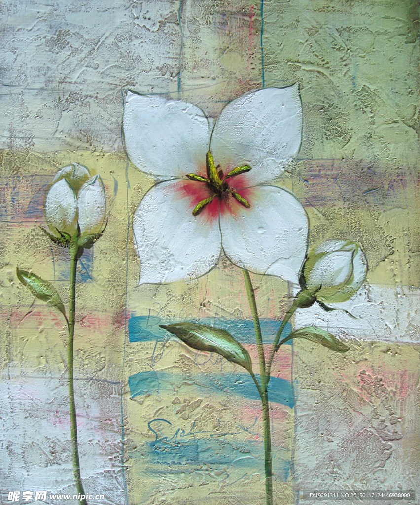 花卉油画