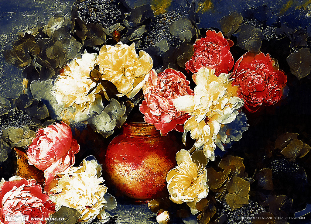 花卉油画