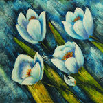 花卉油画
