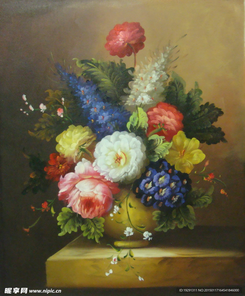 花卉油画