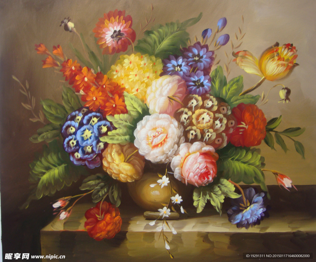 花卉油画