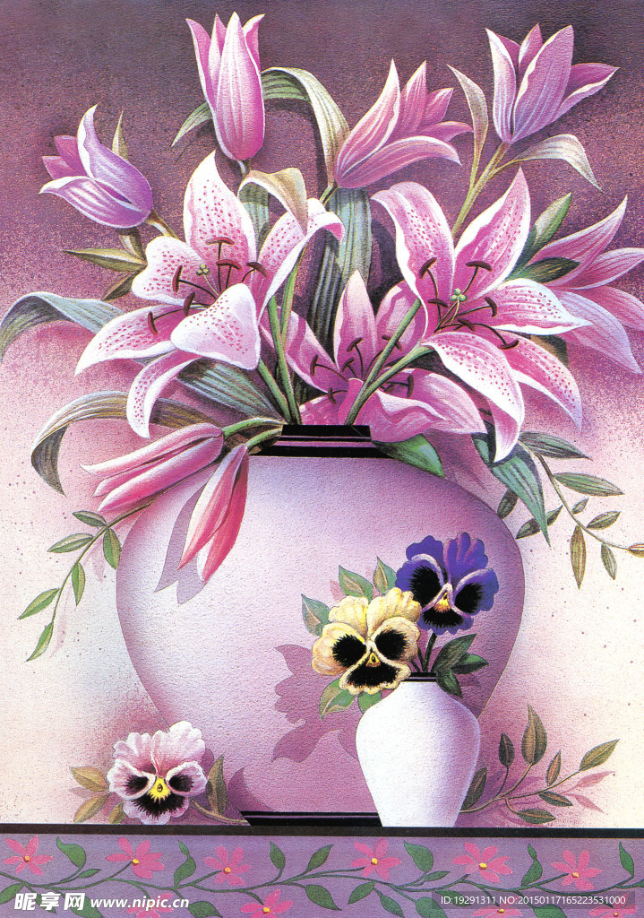 花卉花瓶