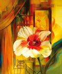 花卉油画