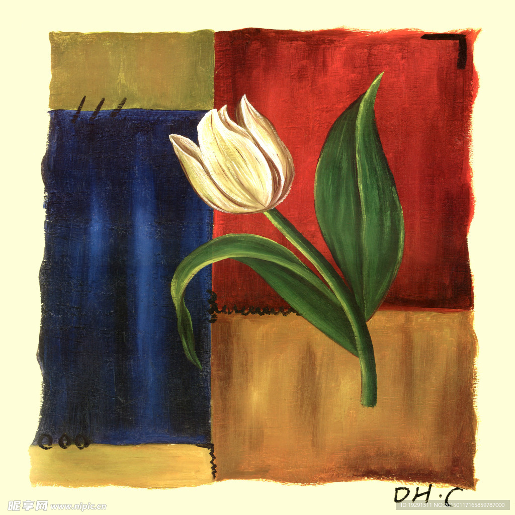 花卉油画