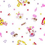 儿童服饰卡通印花布料循环图