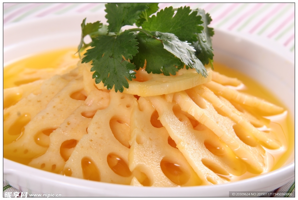 橙汁藕片