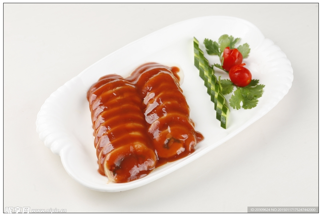 葱香乳汁鸡腿卷