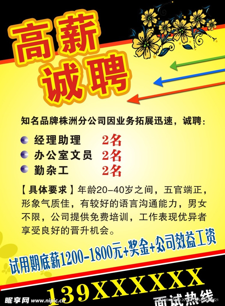招聘海报