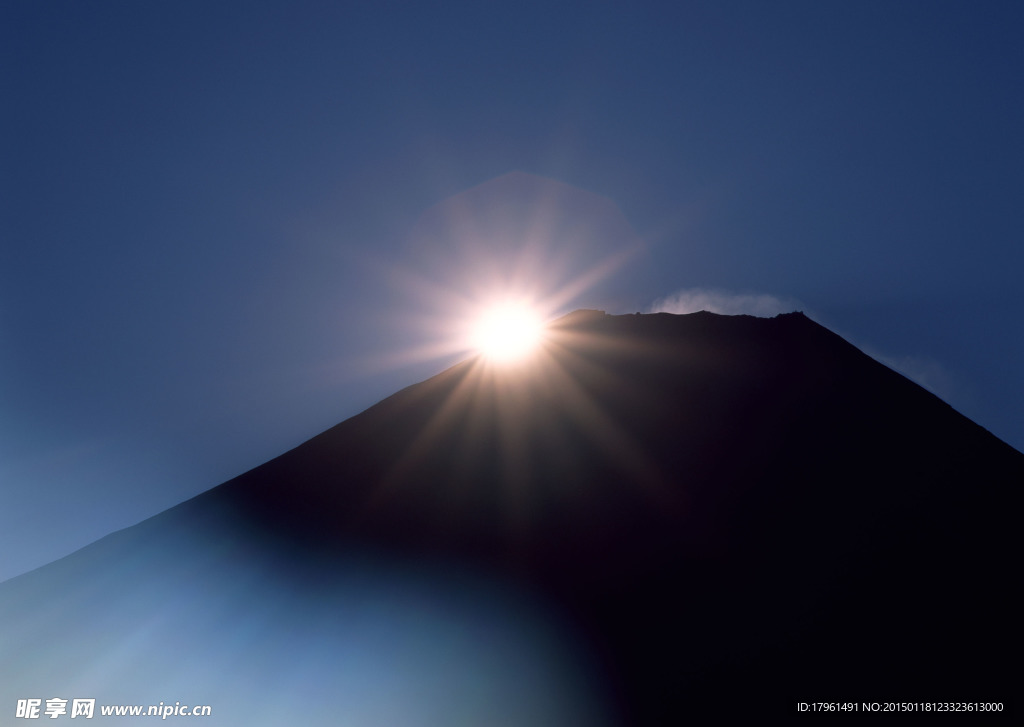 富士山夕阳
