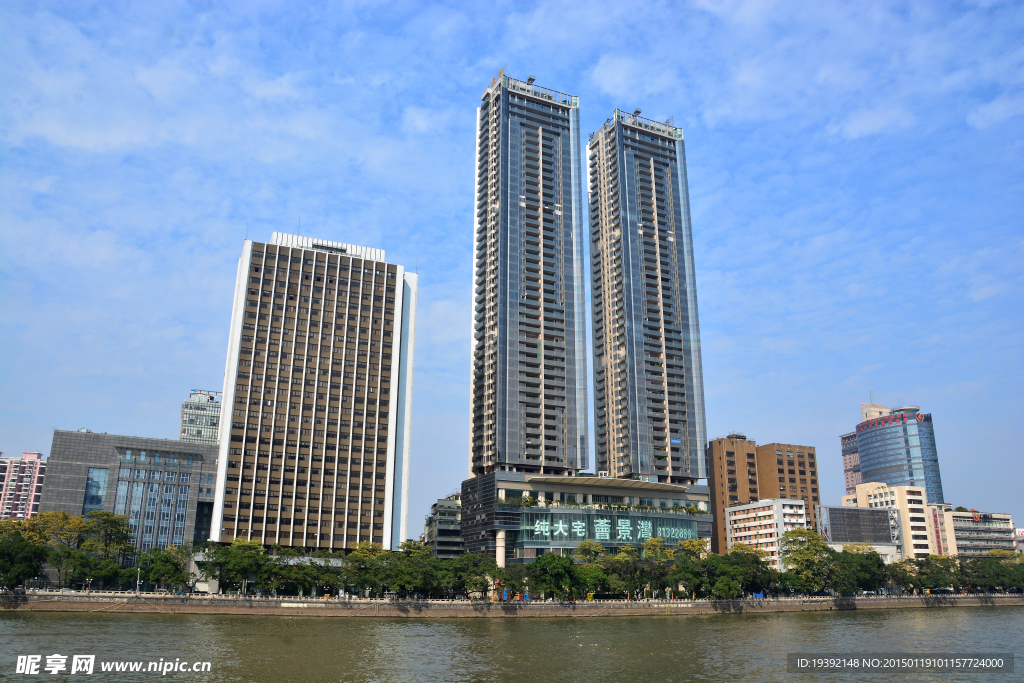 海岸楼房 高楼大厦