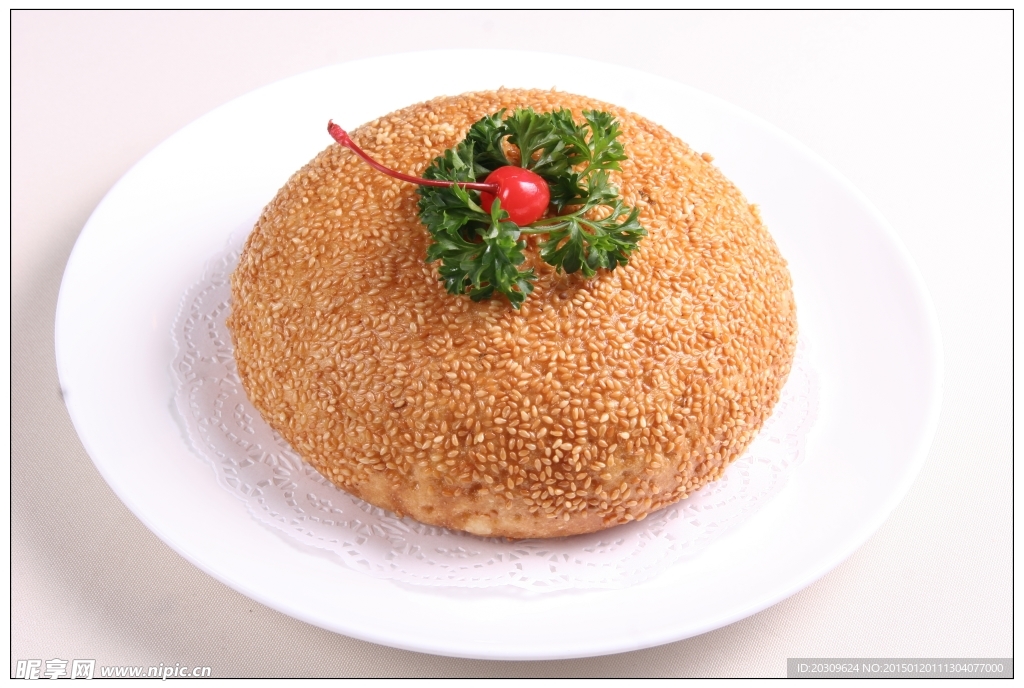 黄金麻饼