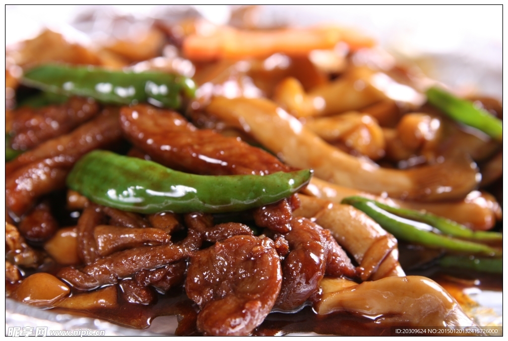 菌菇牛柳