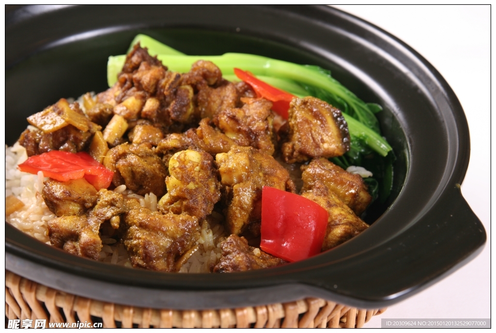 咖喱鸡煲仔饭