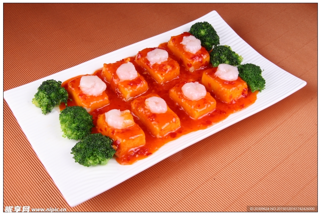 鱼香虾仁豆腐