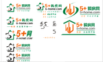 5+网logo