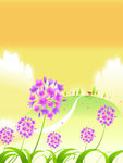 鲜花背景图