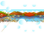 山水画背景