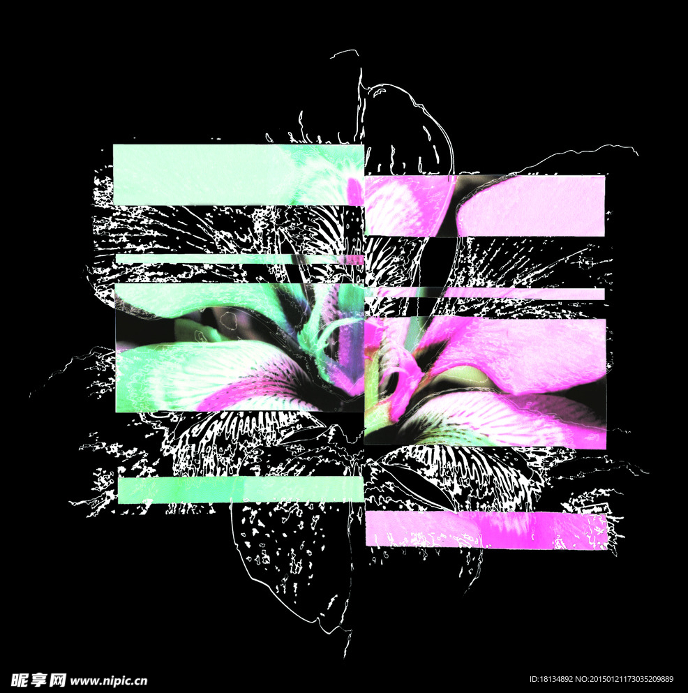 几何花
