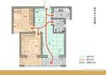 家装室内方案设计初稿动线分析