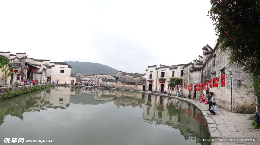 宏村风景图片