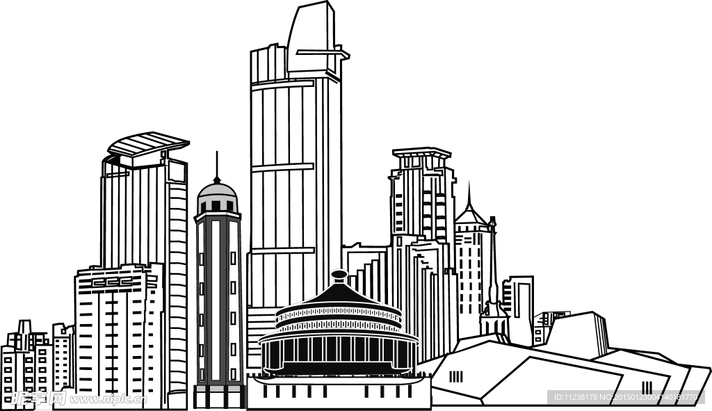 建筑线图